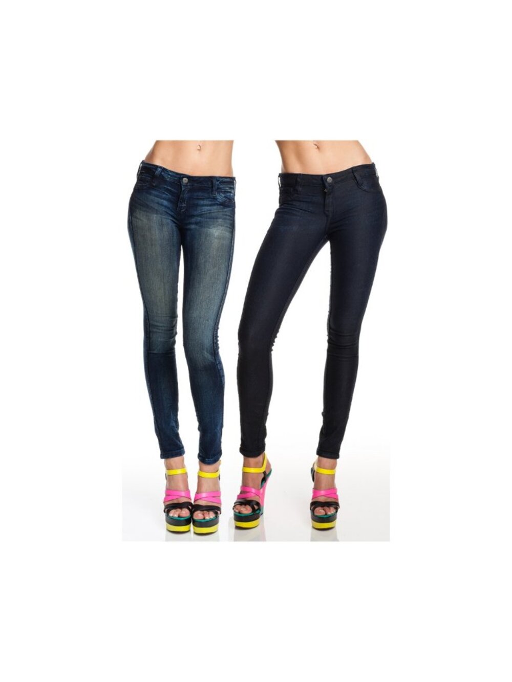 BLEULAB Reversible Detour Legging Carbon Dark Wash NWT 24 25 27